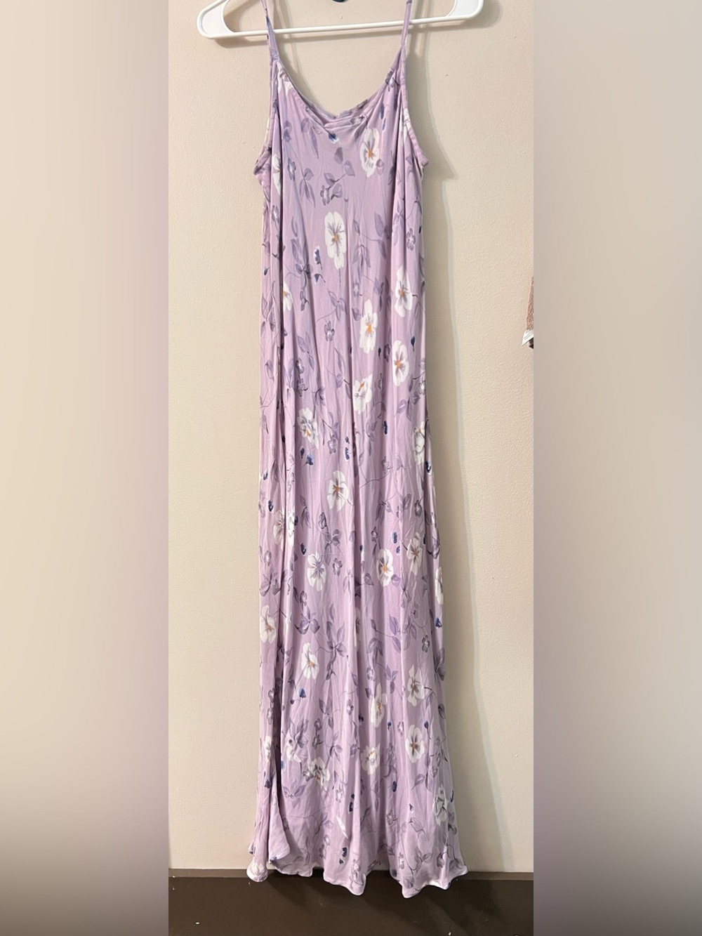 Sacred Threads Lavender Floral Maxi Dress